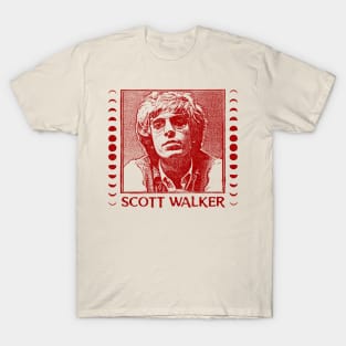 Scott Walker / Vintage Faded Style Fan Design T-Shirt